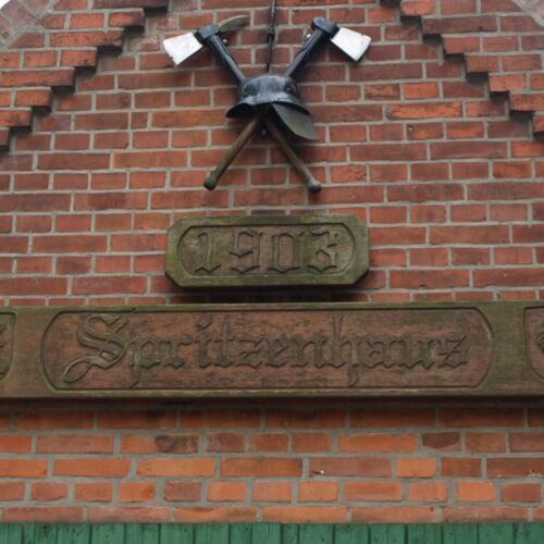 Giebel des Spritzenhauses von 1908
