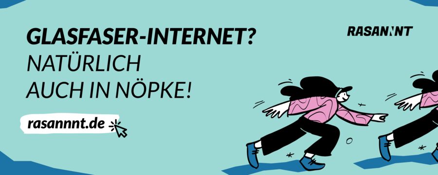 Werbebanner RASANNNT für Nöpke